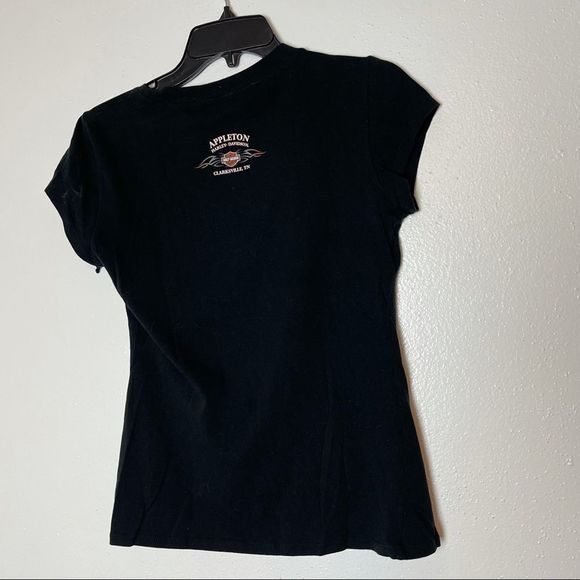 Harley-Davidson Short Sleeve Tee with Sequins - Picture 3 of 5